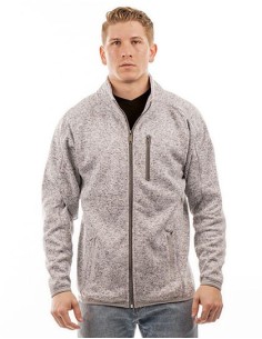 B-3901-Mens Full Zip Sweater Knit Jacket 2
